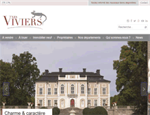 Tablet Screenshot of lesviviers.be
